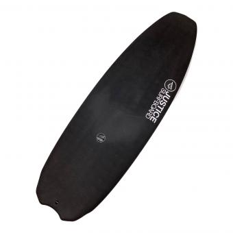 JUSTICE (ジャスティス) ソフトボード 5'10"×21 3/4×3 バラクーダプライム クロコダイル 漆黒色/ブラック FCSⅡ イモネジ取り付け有 クロコダイルスキンモデル @ BARRACUDA PRIME 5フィンタイプ