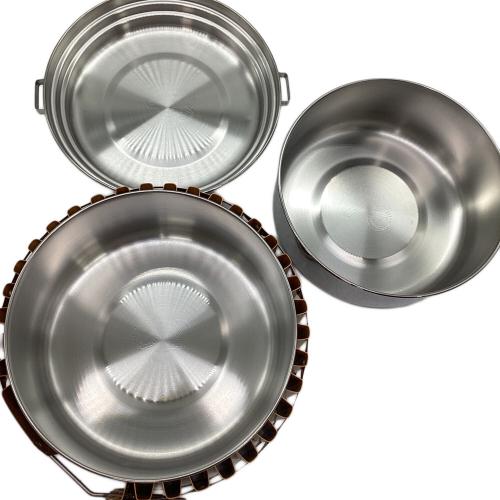 MSR (エムエスアール) クッカー 小鍋(1.5L) ・大鍋(2.0L) ・ヒートエクスチェンジャー・ハンドル SEAGULL XPD クックセット 未使用品