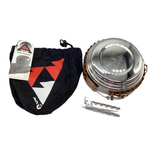 MSR (エムエスアール) クッカー 小鍋(1.5L) ・大鍋(2.0L) ・ヒートエクスチェンジャー・ハンドル SEAGULL XPD クックセット 未使用品