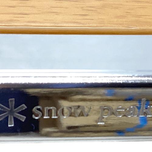 Snow peak (スノーピーク) アウトドアテーブル シルバー×ブラウン IGT3ユニットサイズ ウッド天板付属有 CK-080 エントリーIGT