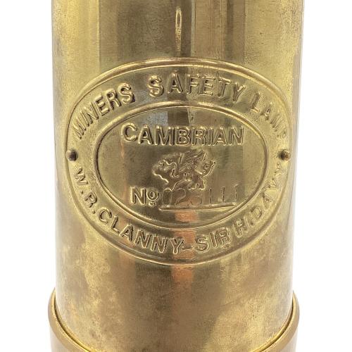 W.R.CLANNY - SIR H.DAVY マイナーズセーフティーランプ オイルランタン 真鍮製 カンブリアンランタン マイナーズランタン