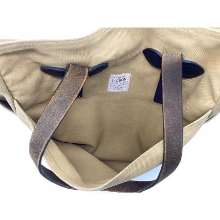FILSON (フィルソン) 収納ケース レザーハンドル ジッパー無し タン