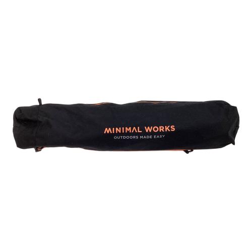 MINIMAL WORKS (ミニマルワークス) アウトドアチェア ブラック LIFE CHAIR B