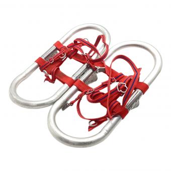 EXP OF JAPAN (エキスパートオブジャパン) スノーシュー 全長約40.5cm シルバー×レッド