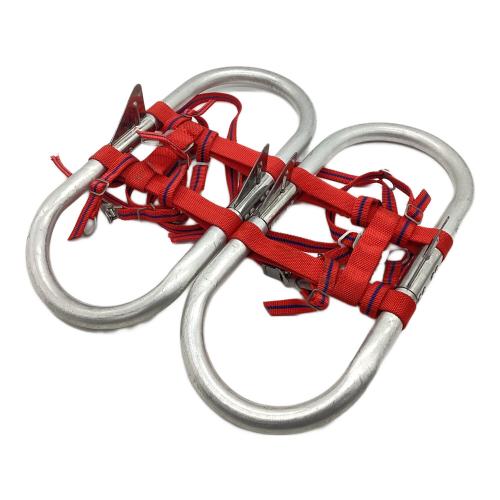 EXP OF JAPAN (エキスパートオブジャパン) スノーシュー 全長約40.5cm シルバー×レッド