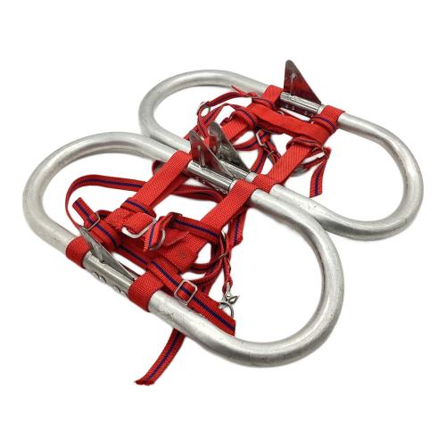 EXP OF JAPAN (エキスパートオブジャパン) スノーシュー 全長約40.5cm シルバー×レッド