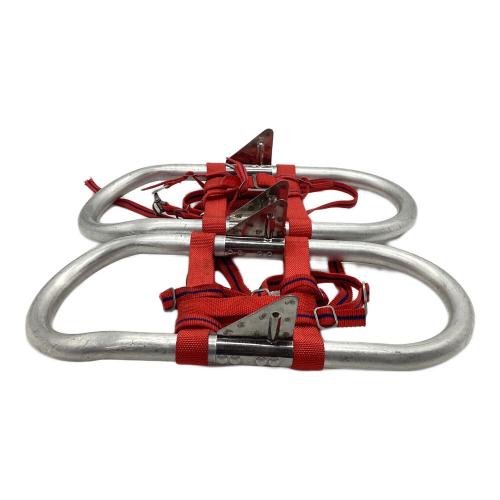 EXP OF JAPAN (エキスパートオブジャパン) スノーシュー 全長約40.5cm シルバー×レッド