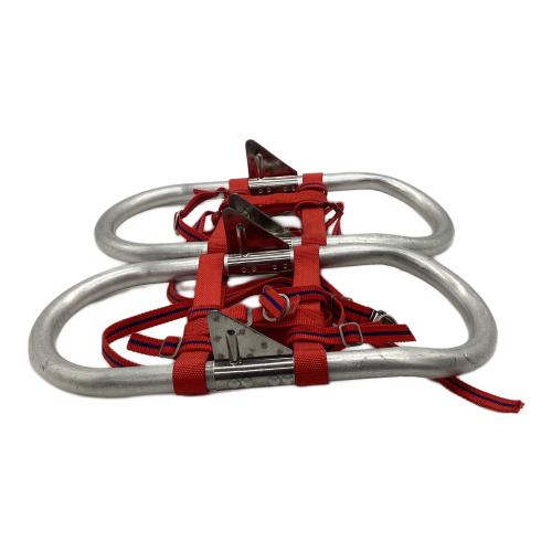 EXP OF JAPAN (エキスパートオブジャパン) スノーシュー 全長約40.5cm シルバー×レッド
