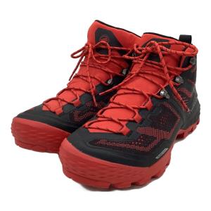 MAMMUT (マムート) トレッキングシューズ メンズ SIZE 26.5cm ブラック×レッド 3030-03540 デュカン MID GTX ミドルカット