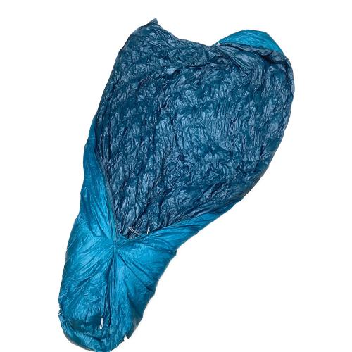 mont-bell (モンベル) マミー型シュラフ(ダウン) ストリージバッグ メッシュ(Mサイズ)付 左ジッパー ブルー 1121408 シームレス ダウンハガー800 #3 ロング 【春～秋用】 ～198cm