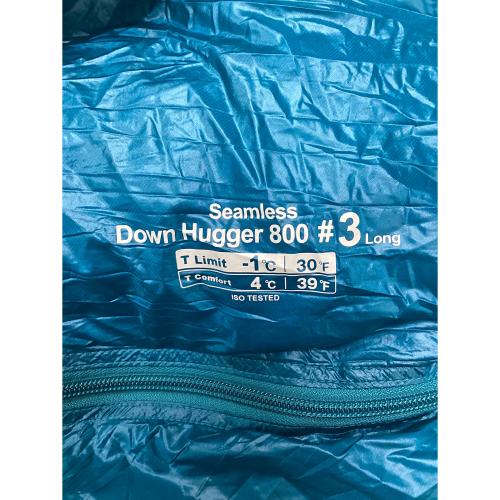 mont-bell (モンベル) マミー型シュラフ(ダウン) ストリージバッグ メッシュ(Mサイズ)付 左ジッパー ブルー 1121408 シームレス ダウンハガー800 #3 ロング 【春～秋用】 ～198cm