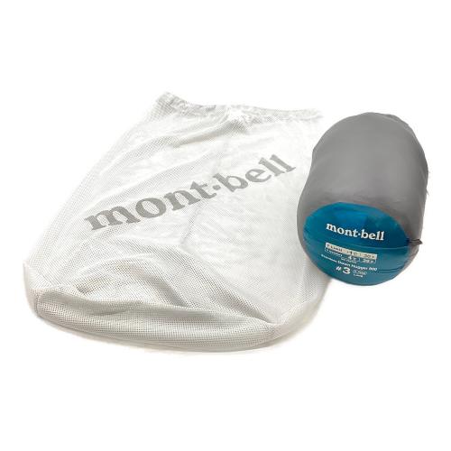 mont-bell (モンベル) マミー型シュラフ(ダウン) ストリージバッグ メッシュ(Mサイズ)付 左ジッパー ブルー 1121408 シームレス ダウンハガー800 #3 ロング 【春～秋用】 ～198cm