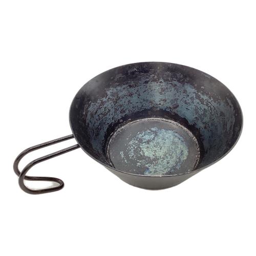 TAKIBISM (タキビズム) シェラカップ 350ml ブラック 鉄腕シリーズ HANZAN