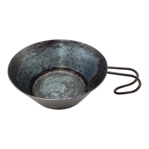 TAKIBISM (タキビズム) シェラカップ 350ml ブラック 鉄腕シリーズ HANZAN