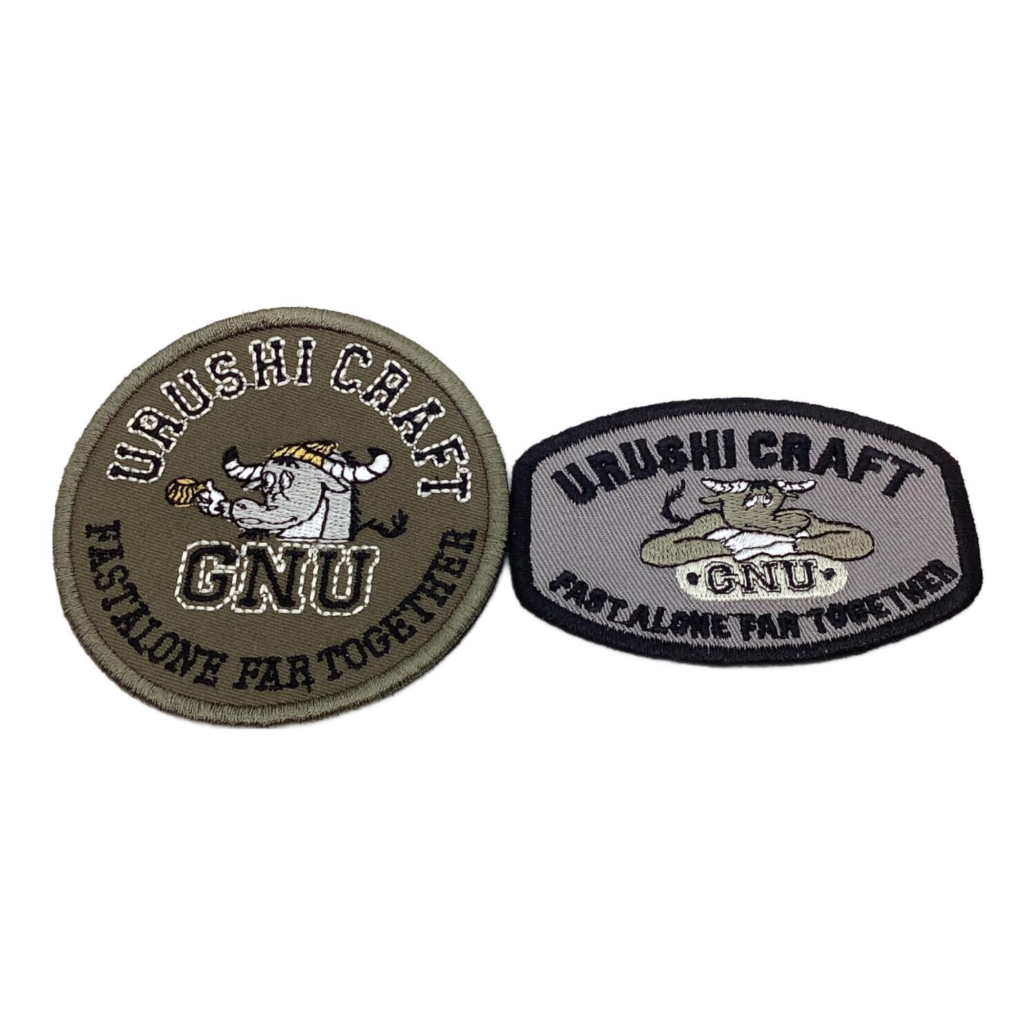 GNU URUSHI CRAFT 漆 ワッペン URUSHI CRAFT ワッペン 2枚セット｜トレファクONLINE