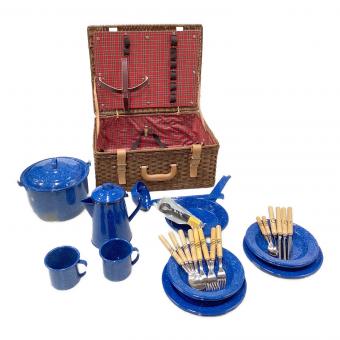 Snow peak (スノーピーク) アウトドア食器セット 4人用 ホーロー食器セット CB-1 Cinsa