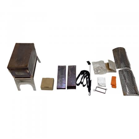 笑’s 焚き火の箱G-neo 薪ストーブ一式 未使用品付 笑's (ショーズ) 薪ストーブ 焚き火の箱 『G-neo』｜トレファクONLINE