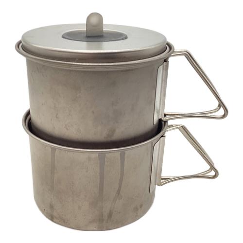 Snow peak (スノーピーク) クッカー チタン製 ソロセット 極