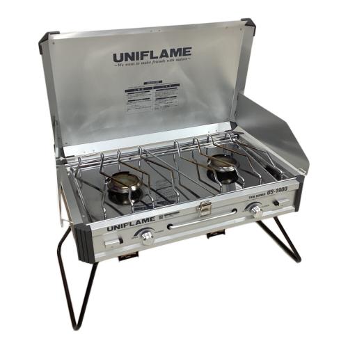 UNIFLAME (ユニフレーム) ツインガスバーナー PSLPGマーク有 US-1900 2020年製 使用燃料【CB缶】
