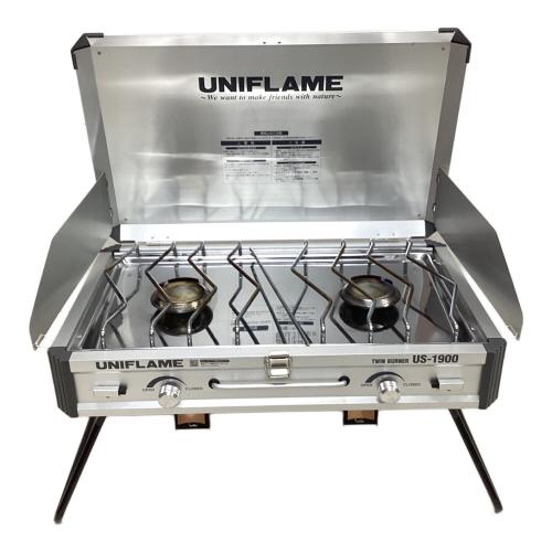 UNIFLAME (ユニフレーム) ツインガスバーナー PSLPGマーク有 US-1900 2020年製 使用燃料【CB缶】