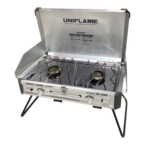 UNIFLAME (ユニフレーム) ツインガスバーナー PSLPGマーク有 US-1900 2020年製 使用燃料【CB缶】