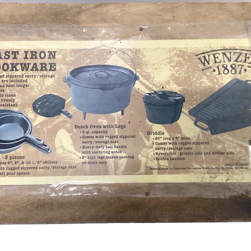 wenzel ダッチオーブン キャストアイロンクックウェアセット
