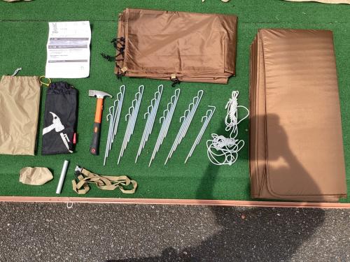 DOD (ディーオーディー) ツールームテント T5-689-TN カマボコテント3M 約640×300×195cm 程度B 3～5人用