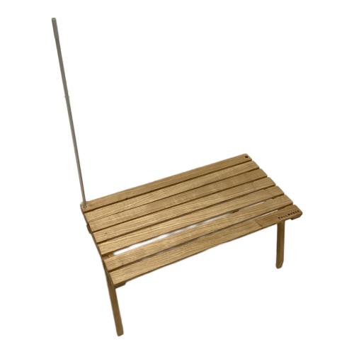 FALLWORKS アウトドアテーブル ブラウン アッセンブルミニテーブル ライトブラウン×シルバー ナラ×シルバー assemble mini table NS