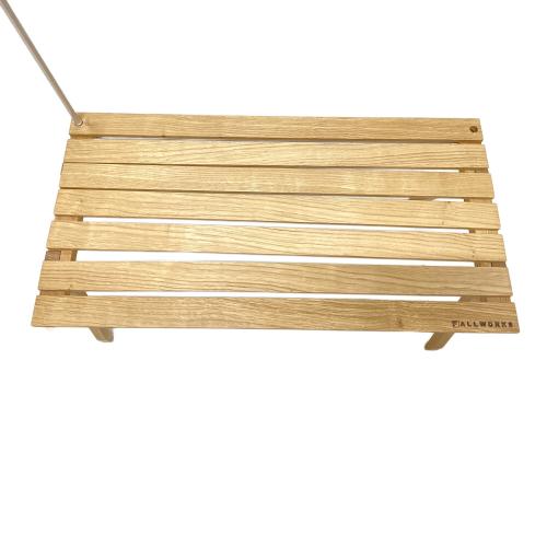 FALLWORKS アウトドアテーブル ブラウン アッセンブルミニテーブル ライトブラウン×シルバー ナラ×シルバー assemble mini table NS