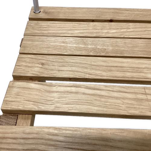 FALLWORKS アウトドアテーブル ブラウン アッセンブルミニテーブル ライトブラウン×シルバー ナラ×シルバー assemble mini table NS