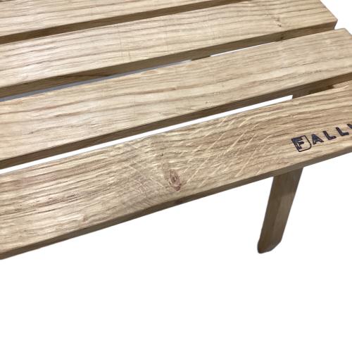 FALLWORKS アウトドアテーブル ブラウン アッセンブルミニテーブル ライトブラウン×シルバー ナラ×シルバー assemble mini table NS
