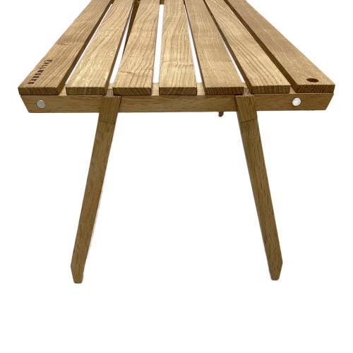 FALLWORKS アウトドアテーブル ブラウン アッセンブルミニテーブル ライトブラウン×シルバー ナラ×シルバー assemble mini table NS