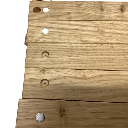 FALLWORKS アウトドアテーブル ブラウン アッセンブルミニテーブル ライトブラウン×シルバー ナラ×シルバー assemble mini table NS