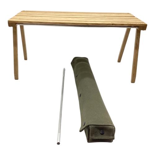 FALLWORKS アウトドアテーブル ブラウン アッセンブルミニテーブル ライトブラウン×シルバー ナラ×シルバー assemble mini table NS