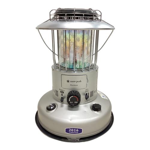 Snow peak (スノーピーク) アウトドアヒーター 限定ガラス外筒モデル 希少品 TOYOTOMI PSCマーク有 KH-001SN レインボーストーブ2016 EDITION 2016年製