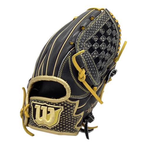 Wilson (ウィルソン) 軟式グローブ ブラック×イエロー ワナビーヒーローデュアル 内野用