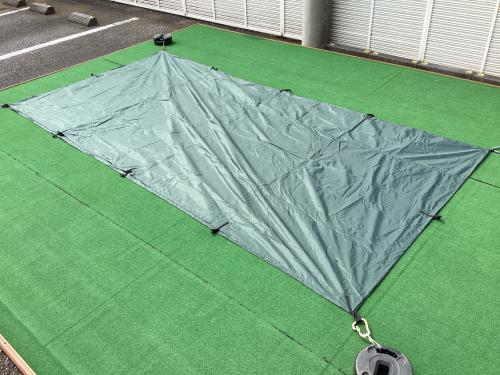 DD HAMMOCKS (ディーディーハンモック) レクタタープ オリーブ DDタープ4×4 400×400㎝ 3～5人用