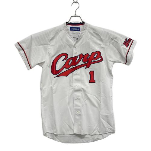 広島東洋カープ (ヒロシマトウヨウカープ) 応援グッズ SIZE M ホワイト 【1】前田智徳 ハイクオリティユニフォーム 旧モデル MIZUNO ユニフォーム ホームユニフォーム レプリカ