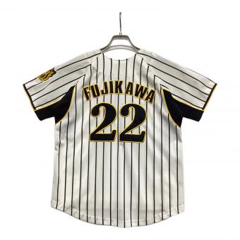 阪神タイガース (ハンシンタイガース) 応援グッズ SIZE S ホワイト 【22】藤川 World sports GOODS ユニフォーム レプリカ
