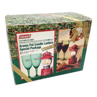 Coleman (コールマン) キャンドルランタン クリスマス限定カラー 170-9156 アロマポットキャンドルスペシャルパッケージ