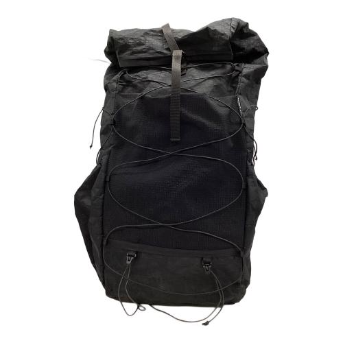 LITE WAY (ライトウェイ) バックパック ブラック UL GRAMLESS PACK ULTRA 背面長 約46～50cm 31-40L(山小屋泊) ロールトップ dayneema/ダイニーマ