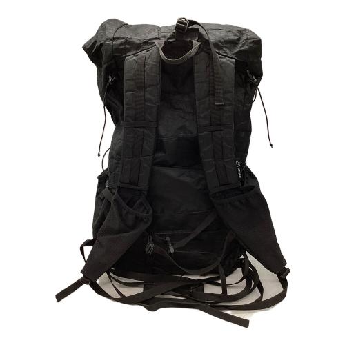 LITE WAY (ライトウェイ) バックパック ブラック UL GRAMLESS PACK ULTRA 背面長 約46～50cm 31-40L(山小屋泊) ロールトップ dayneema/ダイニーマ