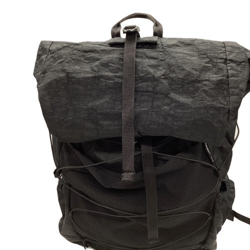 LITE WAY (ライトウェイ) バックパック ブラック UL GRAMLESS PACK ULTRA 背面長 約46～50cm 31-40L(山小屋泊) ロールトップ dayneema/ダイニーマ