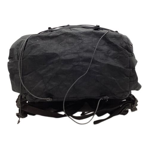 LITE WAY (ライトウェイ) バックパック ブラック UL GRAMLESS PACK ULTRA 背面長 約46～50cm 31-40L(山小屋泊) ロールトップ dayneema/ダイニーマ