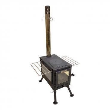 【未使用】FUTURE FOX 薪ストーブ 3面ガラス ブラック FUTURE FOX 薪ストーブ 3面ガラス (プロテクター別売) – FUTURE