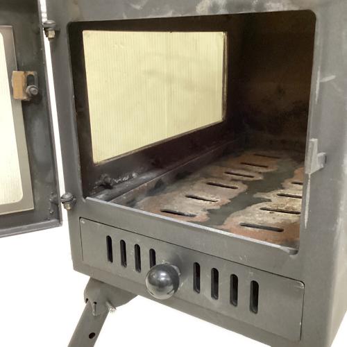 FUTURE FOX (フューチャーフォックス) 薪ストーブ 収納ケース無し ブラック 3面ガラスストーブ