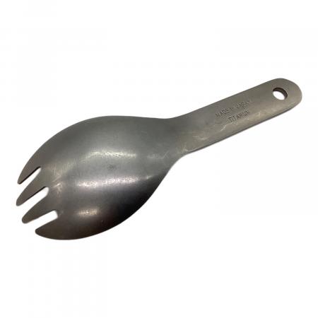 Snow peak (スノーピーク) アウトドア食器 廃盤品 チタン先割れ