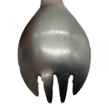 Snow peak (スノーピーク) アウトドア食器 廃盤品 チタン先割れ