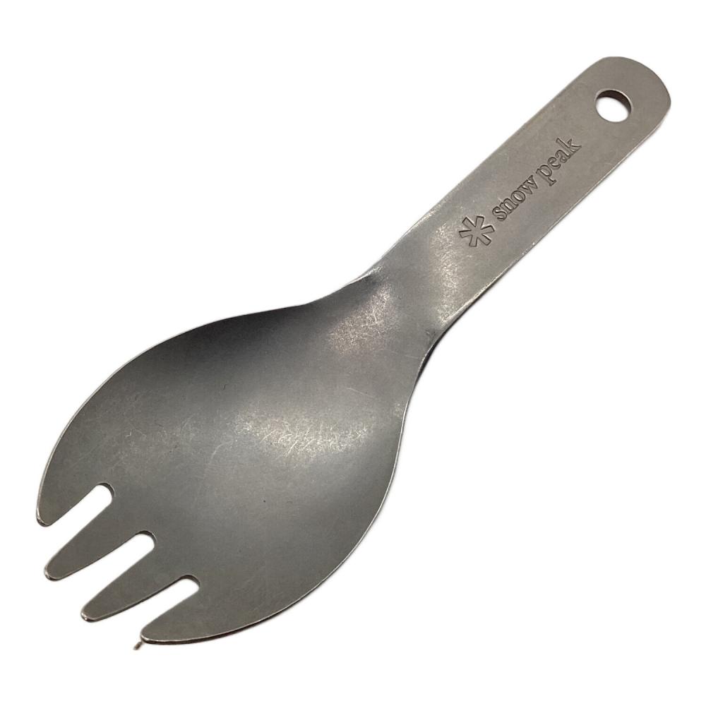 peak チタン先割れスプーン ショート 和武器ケース付き Snow peak