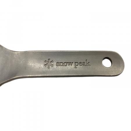 Snow peak (スノーピーク) アウトドア食器 廃盤品 チタン先割れ